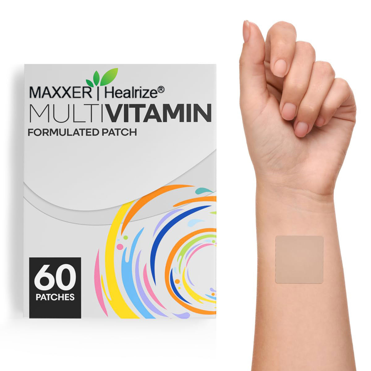 ✪𝗠𝗔𝗫𝗫𝗘𝗥| 𝗛𝗲𝗮𝗹𝗿𝗶𝘇𝗲® Multivitamin Daily Wear Patch