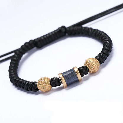 【ECONASIM|CZTICLE®】 – Ancient Eastern Coin Bracelet – Attracts Wealth