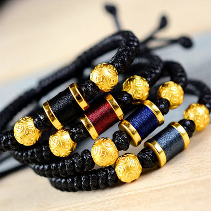 【ECONASIM|CZTICLE®】 – Ancient Eastern Coin Bracelet – Attracts Wealth