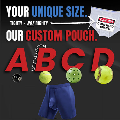 ✪MAXXER Class A Antibacterial Modal Dual-Pouch Boxer Briefs Extended Athletic Fit with V-Fly